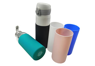 2-silicone compression molding bottle sleeves