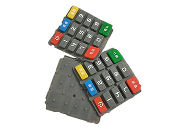 custom silicone rubber keypad