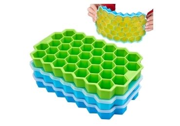Anti-Overflow Silicone Ice Cube Tray
