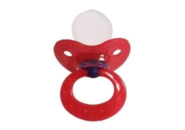 Red Glitter Pacifier