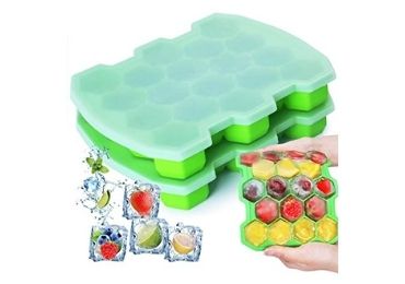 Silicone Ice Cube Tray with Sealed Lid