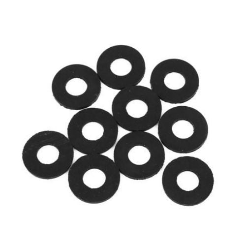 Heat-resistant Flat Black Rubber Washer