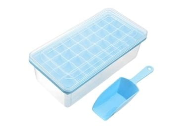 Bin-Silicone Ice Cube Tray with Lid