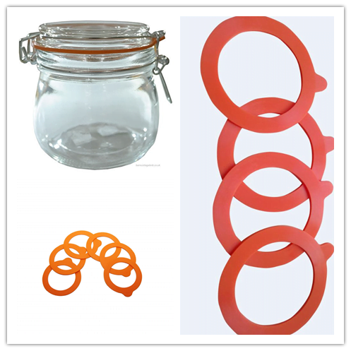 Silicone gaskets used for Jar lids