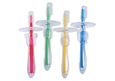 silicone overmolding baby toothbrush