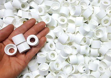 molded plastic caps products white color